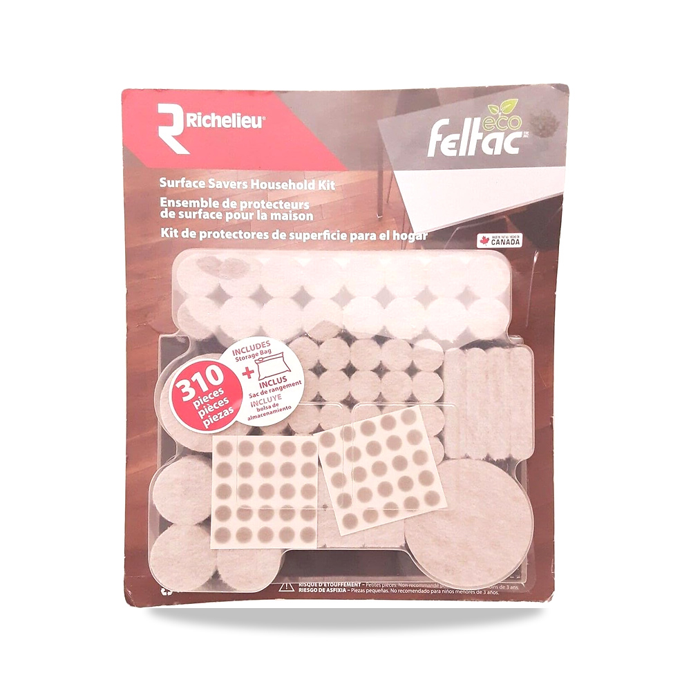 صورة منتج ريشيليو مجموعة ادوات حفظ الاسطح المنزلية من ايكو فيلتاك ريشيليو هاردوير – المادة لباد – اللون ابيض - كود الصنف reemco-2027-1519571 - ماركة يباع من خلال reemco - توريد وتصوير حصري لشركة ريمكو القابضة السعودية