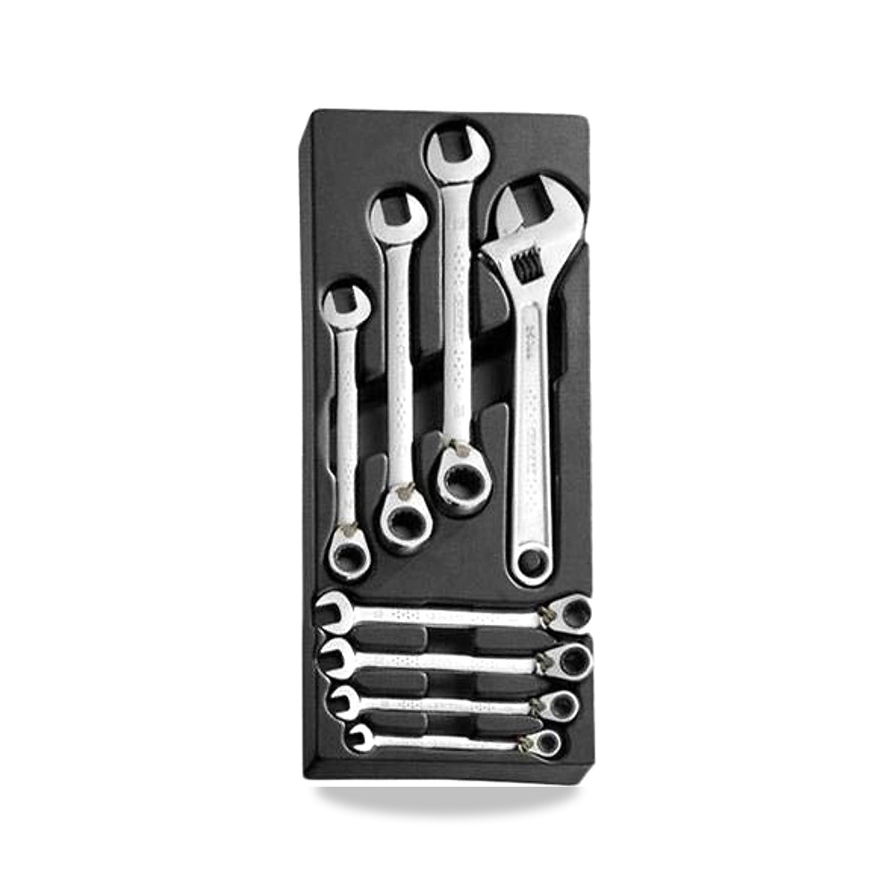 صورة منتج مفتاح ربط وسقاطة من إكسبرت E11100 (طقم من 8 قطع) اكسبيرت – المادة Chrome Vanadium Steel - كود الصنف reemco-2027-1519618 - ماركة يباع من خلال reemco - توريد وتصوير حصري لشركة ريمكو القابضة السعودية