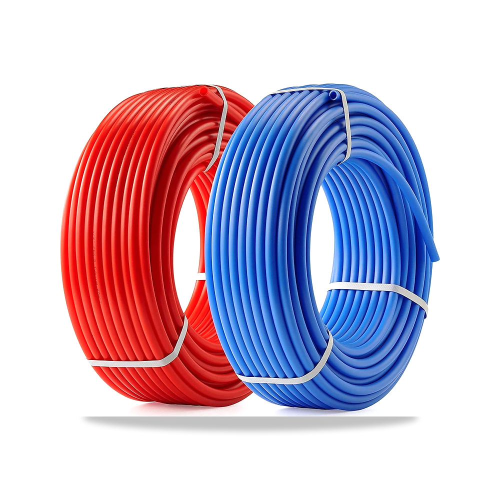 صورة منتج جيني انبوب PEX A – لفتان من انابيب PEX A – 1/2 انش × 100 قدم بي اي اكس ازرق واحمر – تسخين مشع بدون حاجز - كود الصنف reemco-2027-1520987 - ماركة يباع من خلال reemco - توريد وتصوير حصري لشركة ريمكو القابضة السعودية