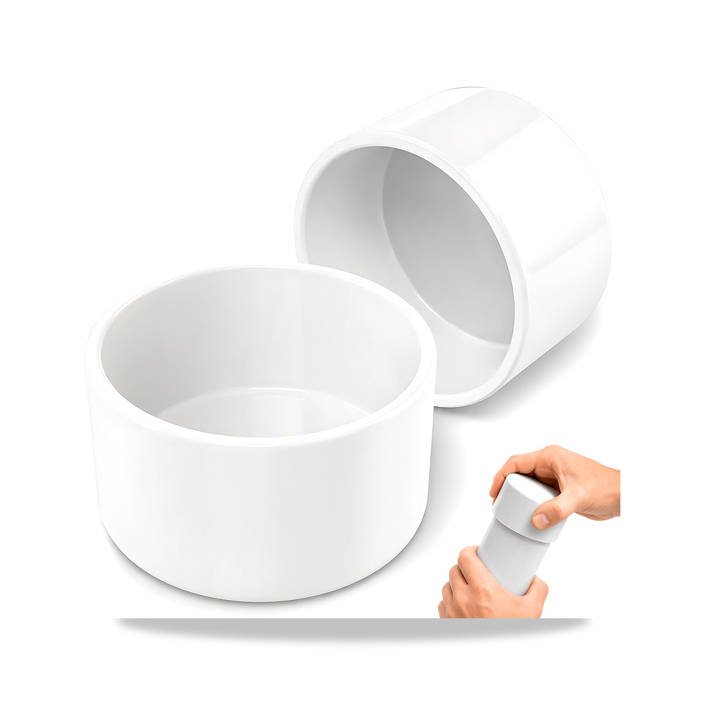 صورة منتج 2 قطعة 4 انش غطاء طرف الانابيب من بلاستيك PVC ابيض، جدول 40 دائري للاثاث من PVC، محول قابس لبناء اثاث من PVC - كود الصنف reemco-2027-1523802 - ماركة يباع من خلال reemco - توريد وتصوير حصري لشركة ريمكو القابضة السعودية
