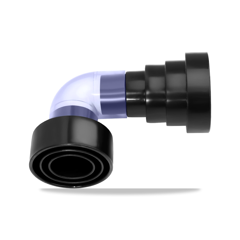 صورة منتج مجموعة محول خرطوم التفريغ الى انابيب بلاستيك PVC، اداة تنظيف خط الصرف HVAC/A/C، تناسب مقاسات الخرطوم 1-0.25 - كود الصنف reemco-2027-1524656 - ماركة يباع من خلال reemco - توريد وتصوير حصري لشركة ريمكو القابضة السعودية