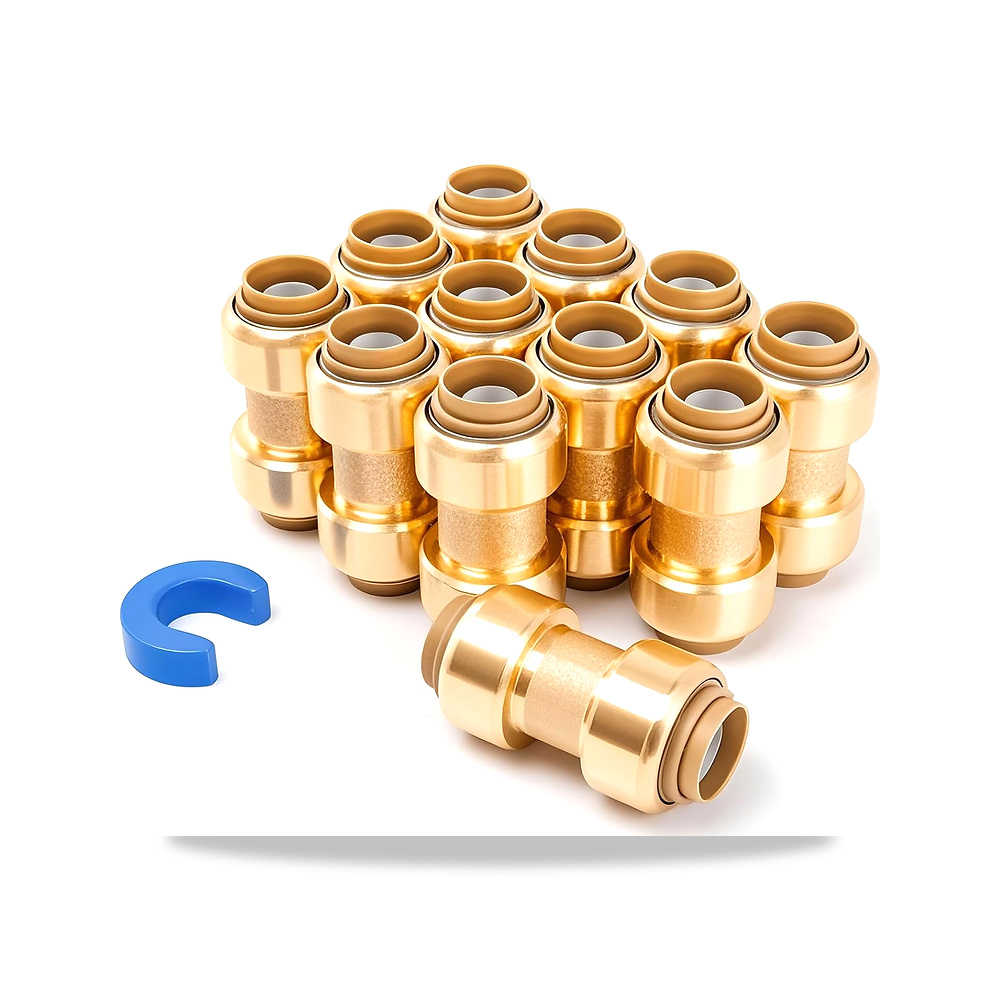 صورة منتج تركيبات 1/2 انش 9TH SHOP – المقاس 12Pcs 1/2″ Straight Coupling – المادة نحاس أصفر - كود الصنف reemco-2027-1524678 - ماركة يباع من خلال reemco - توريد وتصوير حصري لشركة ريمكو القابضة السعودية