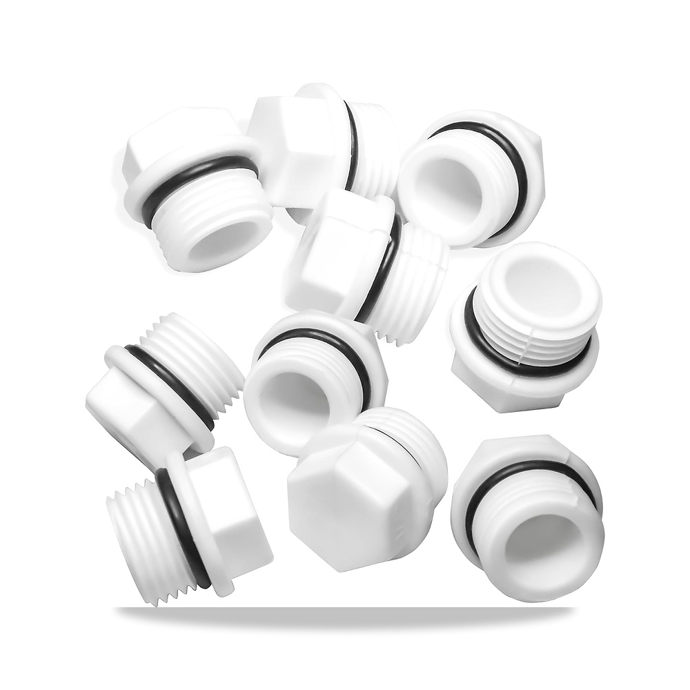 صورة منتج 10 قطع من غطاء طرف الانابيب 3/4 انش MNPT – Sch 40 3/4 انش من بلاستيك PVC – طرف من PVC – قابس ملولب ذكر 3/4 - كود الصنف reemco-2027-1524797 - ماركة يباع من خلال reemco - توريد وتصوير حصري لشركة ريمكو القابضة السعودية