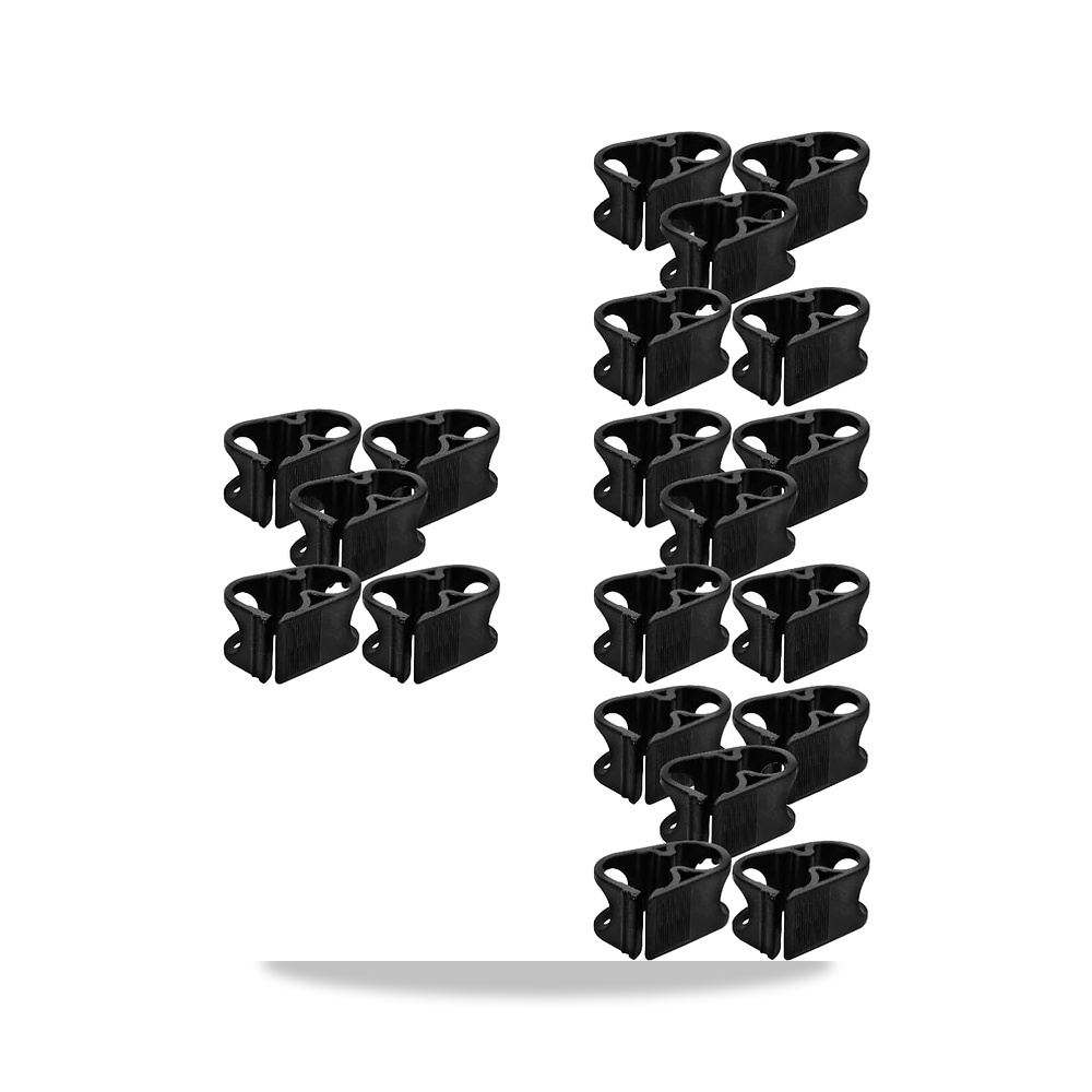 صورة منتج 20 قطعة من منظم تدفق المياه قابل للتعديل من هوهوبيتي، مشبك انبوب بلاستيكي شديد التحمل لاغلاق الخرطوم Hohopeti - كود الصنف reemco-2027-1524802 - ماركة يباع من خلال reemco - توريد وتصوير حصري لشركة ريمكو القابضة السعودية