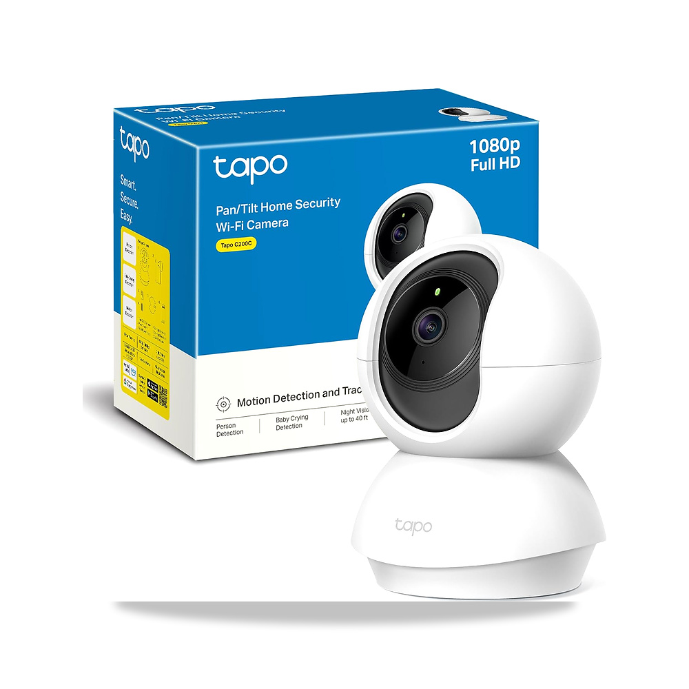 صورة منتج كاميرا مراقبة داخلية C200C بتقنية واي فاي بزاوية 360° ودقة 1080 بكسل مع كشف تابو - كود الصنف reemco-2027-1525218 - ماركة يباع من خلال reemco - توريد وتصوير حصري لشركة ريمكو القابضة السعودية