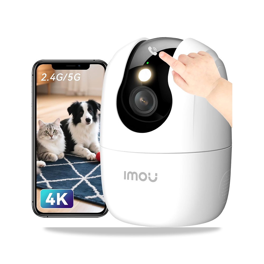صورة منتج اي مو كاميرا مراقبة 4K للمنزل، واي فاي داخلية 8MP مع واي فاي ثنائي النطاق/مكالمة بلمسة واحدة/كشف الحيوانات - كود الصنف reemco-2027-1525275 - ماركة يباع من خلال reemco - توريد وتصوير حصري لشركة ريمكو القابضة السعودية