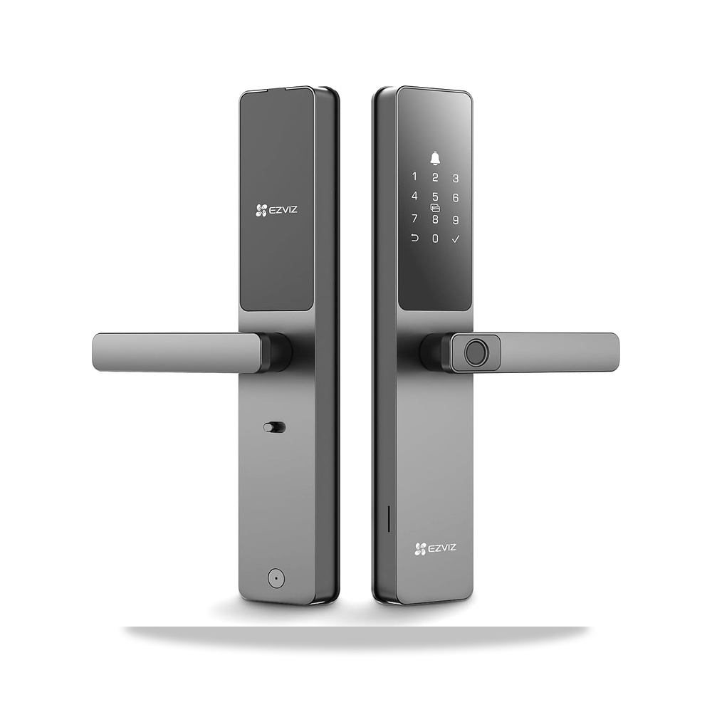 صورة منتج قفل EZVIZ الذكي DL05، قفل باب 7 في 1 بدون مفتاح، مع إمكانية الوصول ببصمة الإصبع – دخول آمن خيارات فتح - كود الصنف reemco-2027-1525298 - ماركة يباع من خلال reemco - توريد وتصوير حصري لشركة ريمكو القابضة السعودية