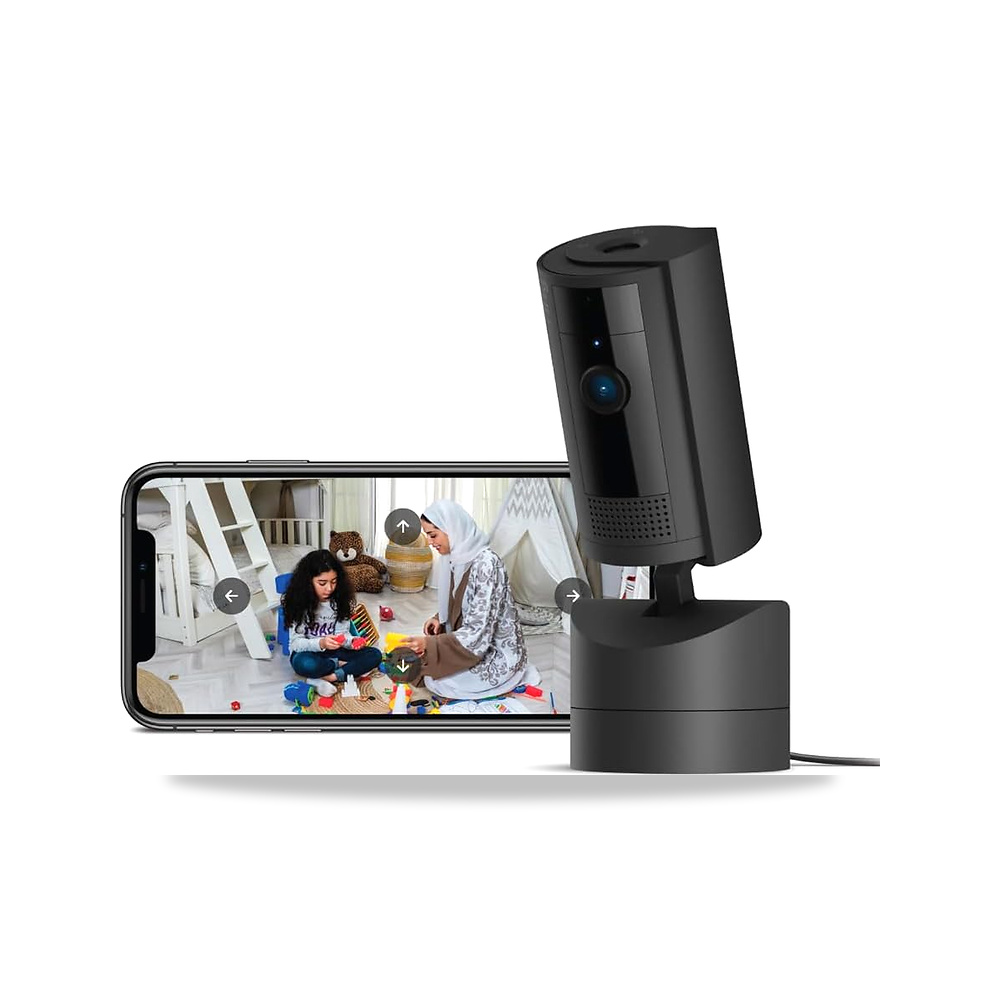 صورة منتج نقدم لكم كاميرا Ring الداخلية القابلة للتحريك والإمالة من – مراقبة للحيوانات الأليفة – تغطية بزاوية 360 درجة - كود الصنف reemco-2027-1525351 - ماركة يباع من خلال reemco - توريد وتصوير حصري لشركة ريمكو القابضة السعودية