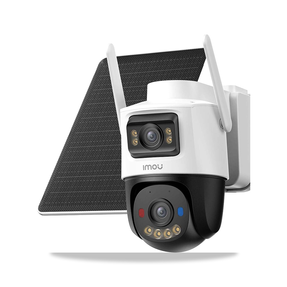 صورة منتج اي مو كاميرا خارجية تعمل بالطاقة الشمسية بعدسة مزدوجة 10MP للمنزل، CCTV مع AOV/Wifi6 و4G LTE/رؤية - كود الصنف reemco-2027-1525398 - ماركة يباع من خلال reemco - توريد وتصوير حصري لشركة ريمكو القابضة السعودية