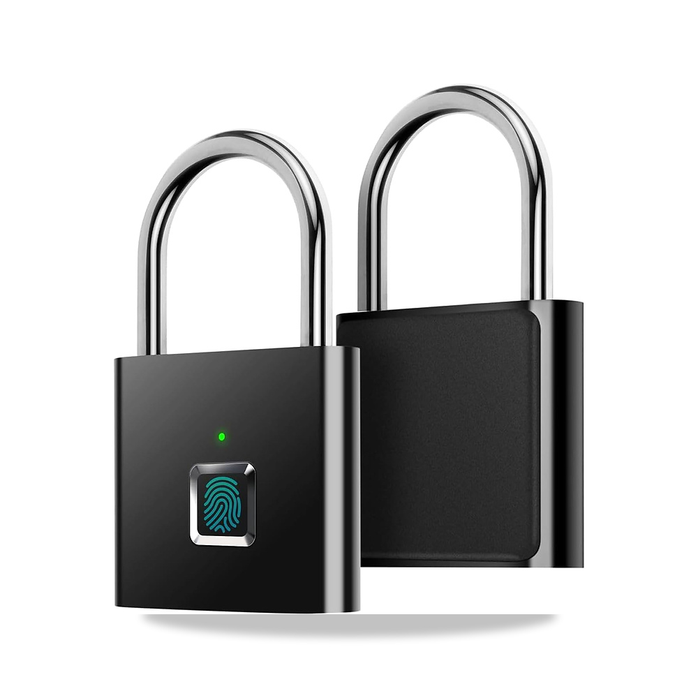 صورة منتج قفل ببصمة الاصبع من اكس سبرينج، قفل ذكي محمول صغير مع شحن USB، قفل خزانة مقاوم للماء والصدا للخزانة والامتعة - كود الصنف reemco-2027-1525552 - ماركة يباع من خلال reemco - توريد وتصوير حصري لشركة ريمكو القابضة السعودية
