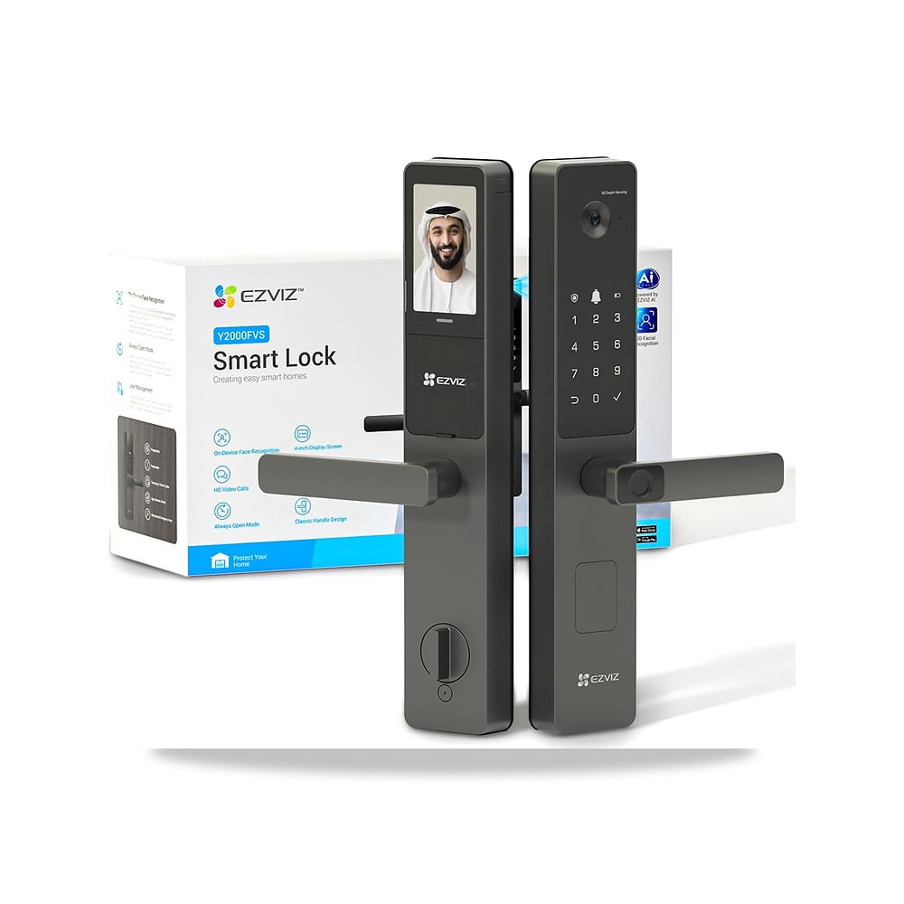 صورة منتج جهاز بصمة الإصبع للحضور والتحكم بالدخول ذكي قفل أمان 7 بوصة ايزفيز موديل Y2000FVS – 6,7 x 2,7 x 36 سم - كود الصنف reemco-2027-1525641 - ماركة يباع من خلال reemco - توريد وتصوير حصري لشركة ريمكو القابضة السعودية