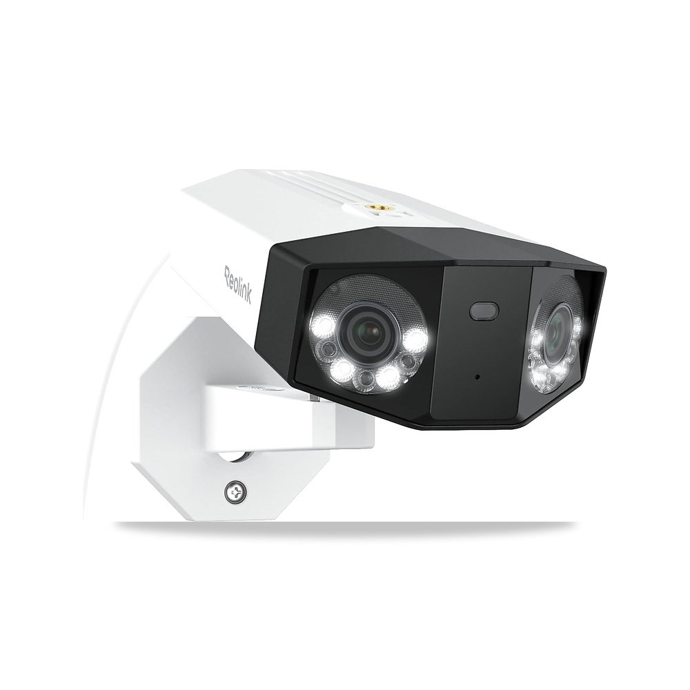 صورة منتج ريو لينك كاميرا مراقبة مزدوجة العدسة بتقنية PoE 16MP UHD من ديو 3 مع رؤية بانورامية 180 درجة، مسار حركة - كود الصنف reemco-2027-1525649 - ماركة يباع من خلال reemco - توريد وتصوير حصري لشركة ريمكو القابضة السعودية