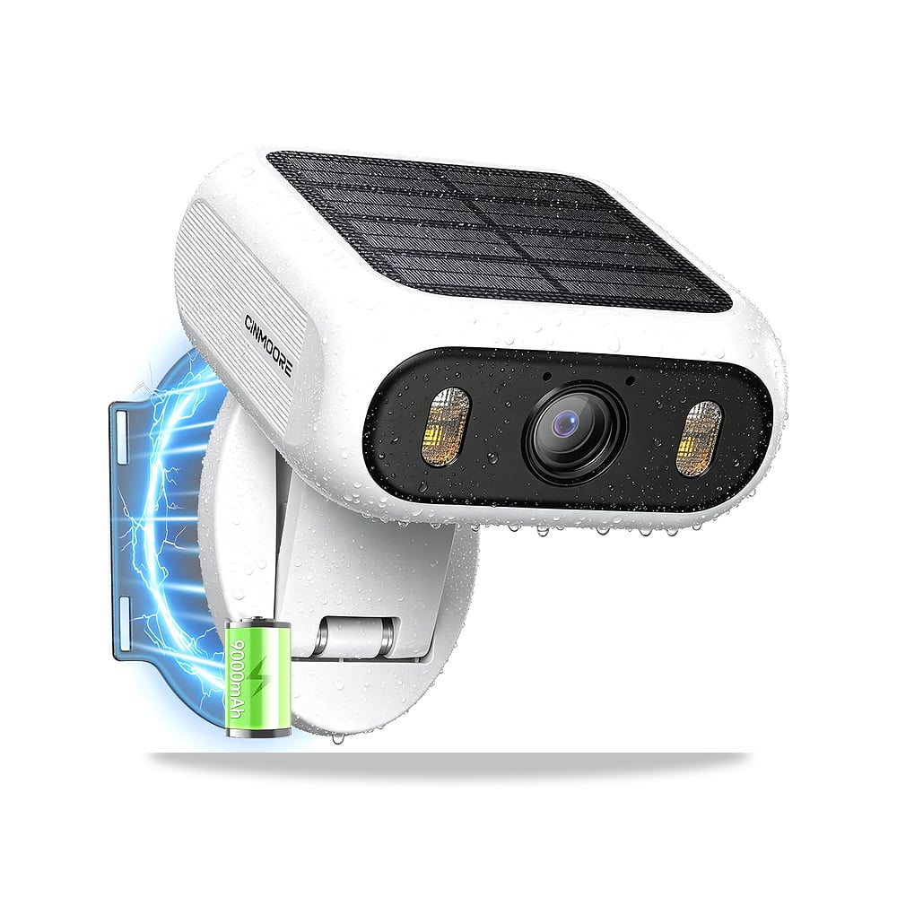 صورة منتج كاميرا مراقبة لاسلكية تعمل بالطاقة الشمسية 1080P 4G LTE من سينمور، مع شريحة اتصال، بدون واي فاي، حامل - كود الصنف reemco-2027-1525718 - ماركة يباع من خلال reemco - توريد وتصوير حصري لشركة ريمكو القابضة السعودية