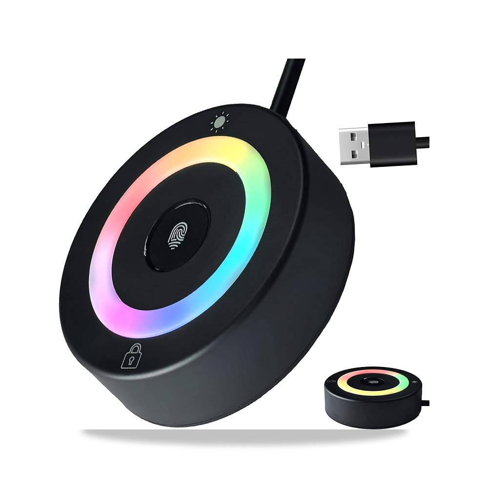 صورة منتج قارئ بصمات الاصابع بمنفذ USB للكمبيوتر واللاب توب، ماسح ضوئي بيومتري لنظام ويندوز هالو مع مستشعر لمس - كود الصنف reemco-2027-1525873 - ماركة يباع من خلال reemco - توريد وتصوير حصري لشركة ريمكو القابضة السعودية