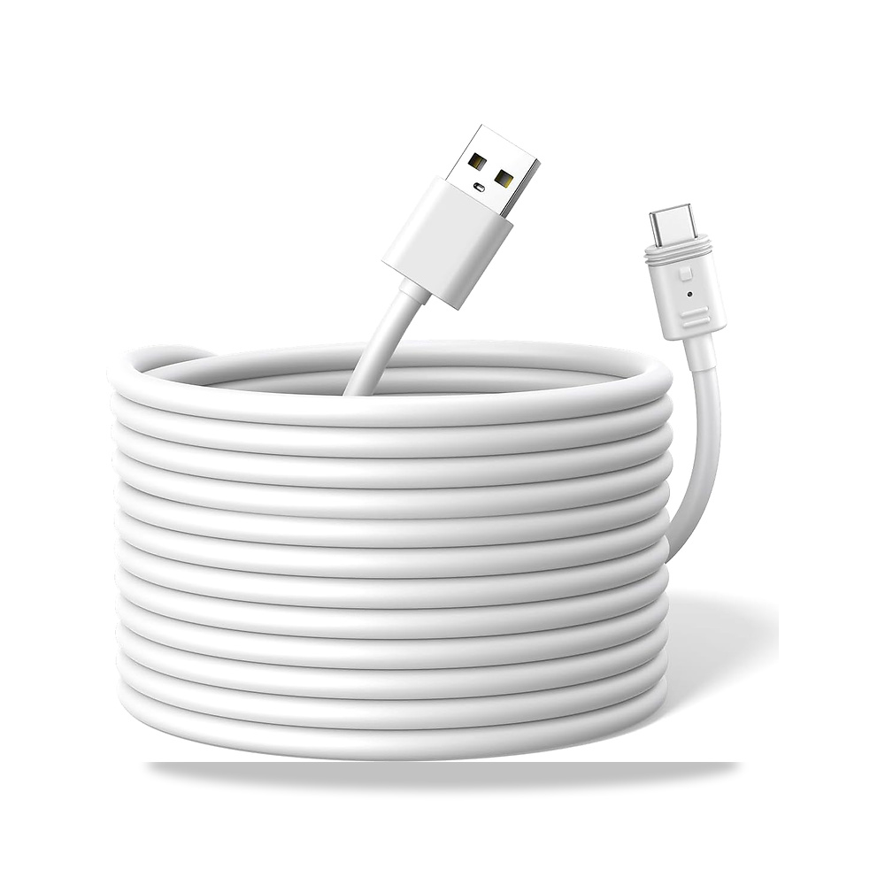 صورة منتج يوفي سيكيوريتي كيبل طاقة USB نوع ايه الى USB-C بطول 15 قدم/4.5 متر، متوافق مع كام اس 3 برو وجميع كاميرات - كود الصنف reemco-2027-1526090 - ماركة يباع من خلال reemco - توريد وتصوير حصري لشركة ريمكو القابضة السعودية