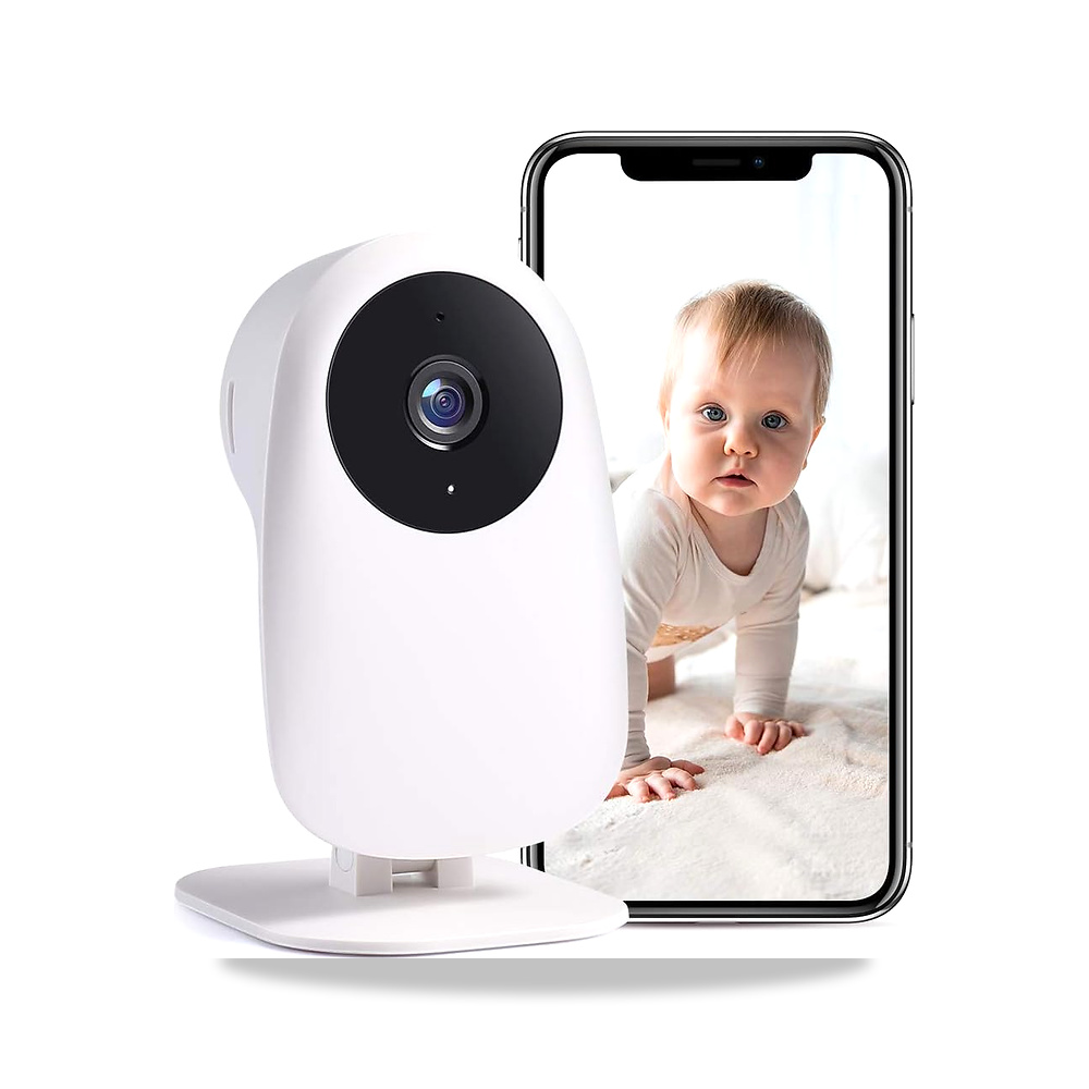 صورة منتج جهاز مراقبة الاطفال من نووي مع كاميرا وصوت 1080P للرؤية الليلية وتقنية الكشف عن الحركة والصوت واي فاي 2.4G - كود الصنف reemco-2027-1526340 - ماركة يباع من خلال reemco - توريد وتصوير حصري لشركة ريمكو القابضة السعودية