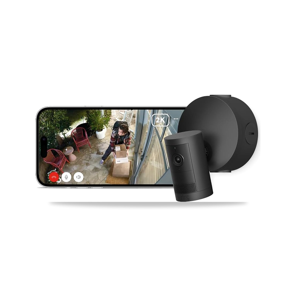 صورة منتج كاميرا Ring Outdoor Camera Plus (الطاقة عبر الإيثرنت) – فيديو بزاوية واسعة بدقة 2K – طاقة دون توقف I مراقبة - كود الصنف reemco-2027-1526346 - ماركة يباع من خلال reemco - توريد وتصوير حصري لشركة ريمكو القابضة السعودية