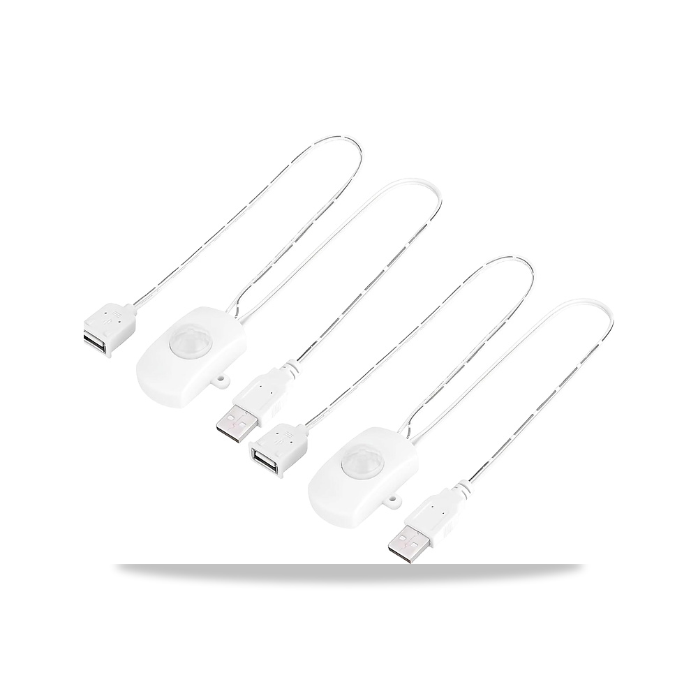 صورة منتج مفتاح مستشعر حركة 5 فولت من كليرهيل مع موصل USB ذكر وانثى (ابيض)، استشعار تلقائي لإضاءة LED الداخلية التي - كود الصنف reemco-2027-1526838 - ماركة يباع من خلال reemco - توريد وتصوير حصري لشركة ريمكو القابضة السعودية