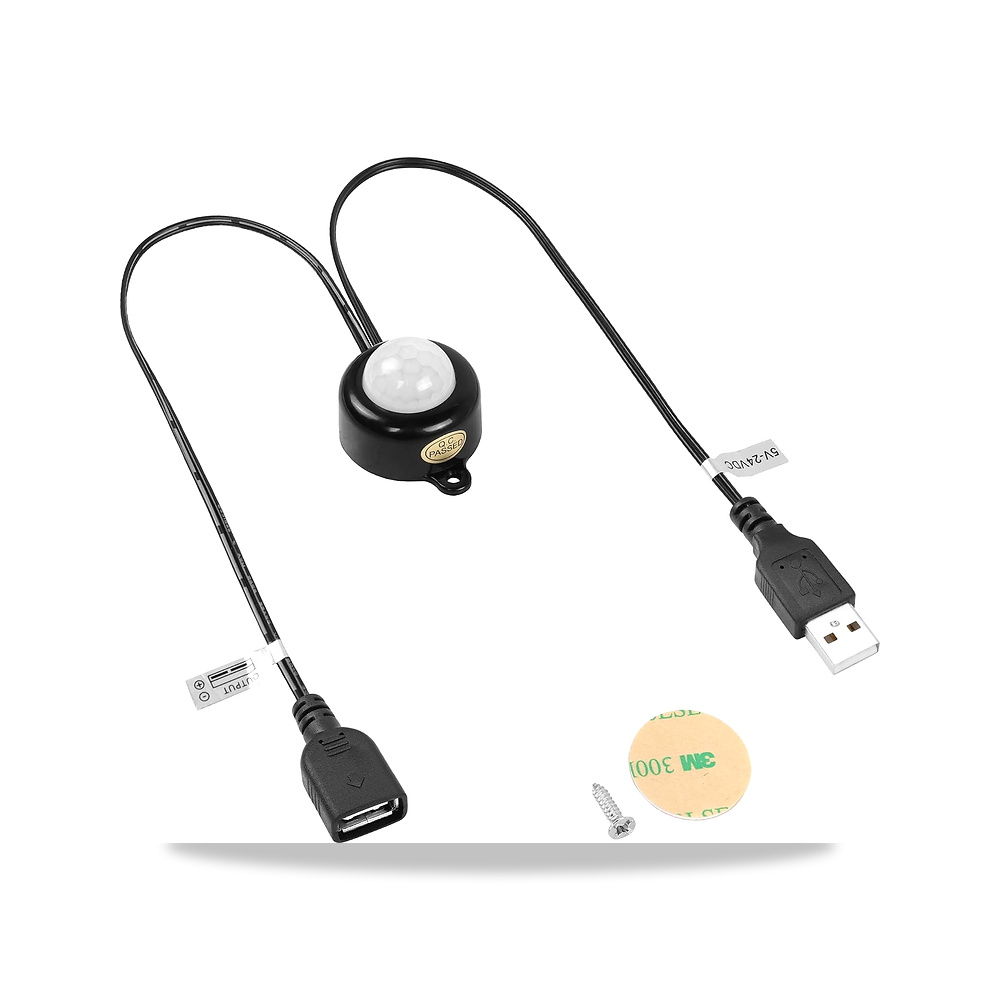 صورة منتج مفتاح مستشعر حركة صغير بي اي ار من نالاكال، مع كيبل واجهة USB 2 امبير بالاشعة تحت الحمراء PIR للكشف عن جسم - كود الصنف reemco-2027-1526862 - ماركة يباع من خلال reemco - توريد وتصوير حصري لشركة ريمكو القابضة السعودية