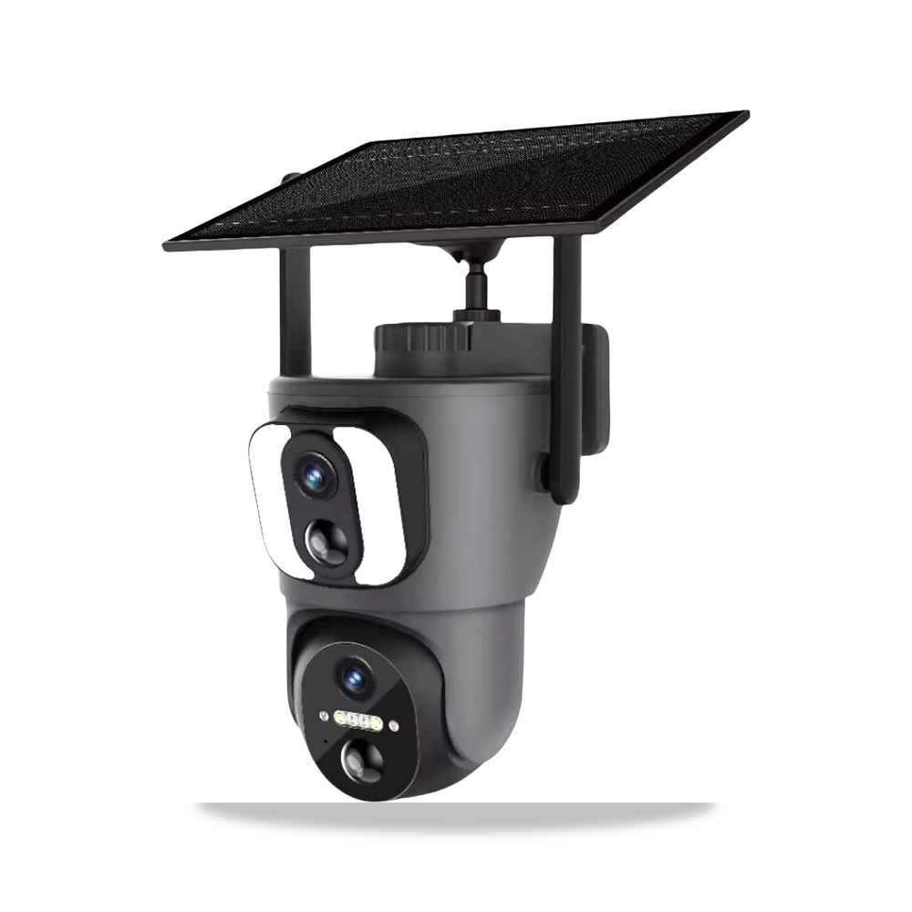 صورة منتج كاميرا لاسلكية خارجية تعمل بالطاقة الشمسية بدقة 4K 8MP و360 درجة PTZ وتقريب 10X وشريحة اتصال 4G وواي فاي - كود الصنف reemco-2027-1526912 - ماركة يباع من خلال reemco - توريد وتصوير حصري لشركة ريمكو القابضة السعودية