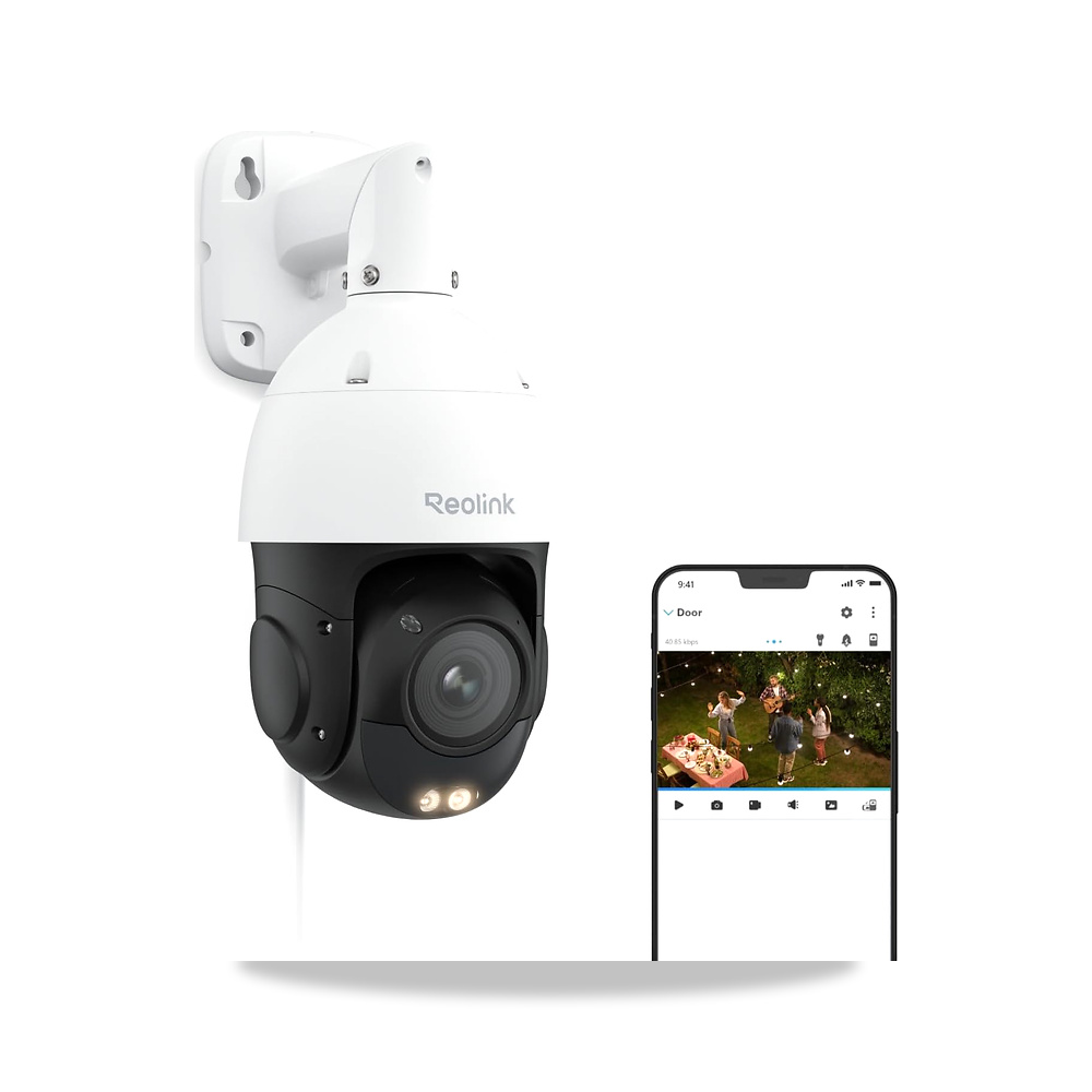 صورة منتج ريو لينك كاميرا 4K PTZ PoE للامان الخارجي، دوران 360 درجة وامالة 90 درجة، تكبير بصري 5X، موديل RLC-823S1 - كود الصنف reemco-2027-1526992 - ماركة يباع من خلال reemco - توريد وتصوير حصري لشركة ريمكو القابضة السعودية