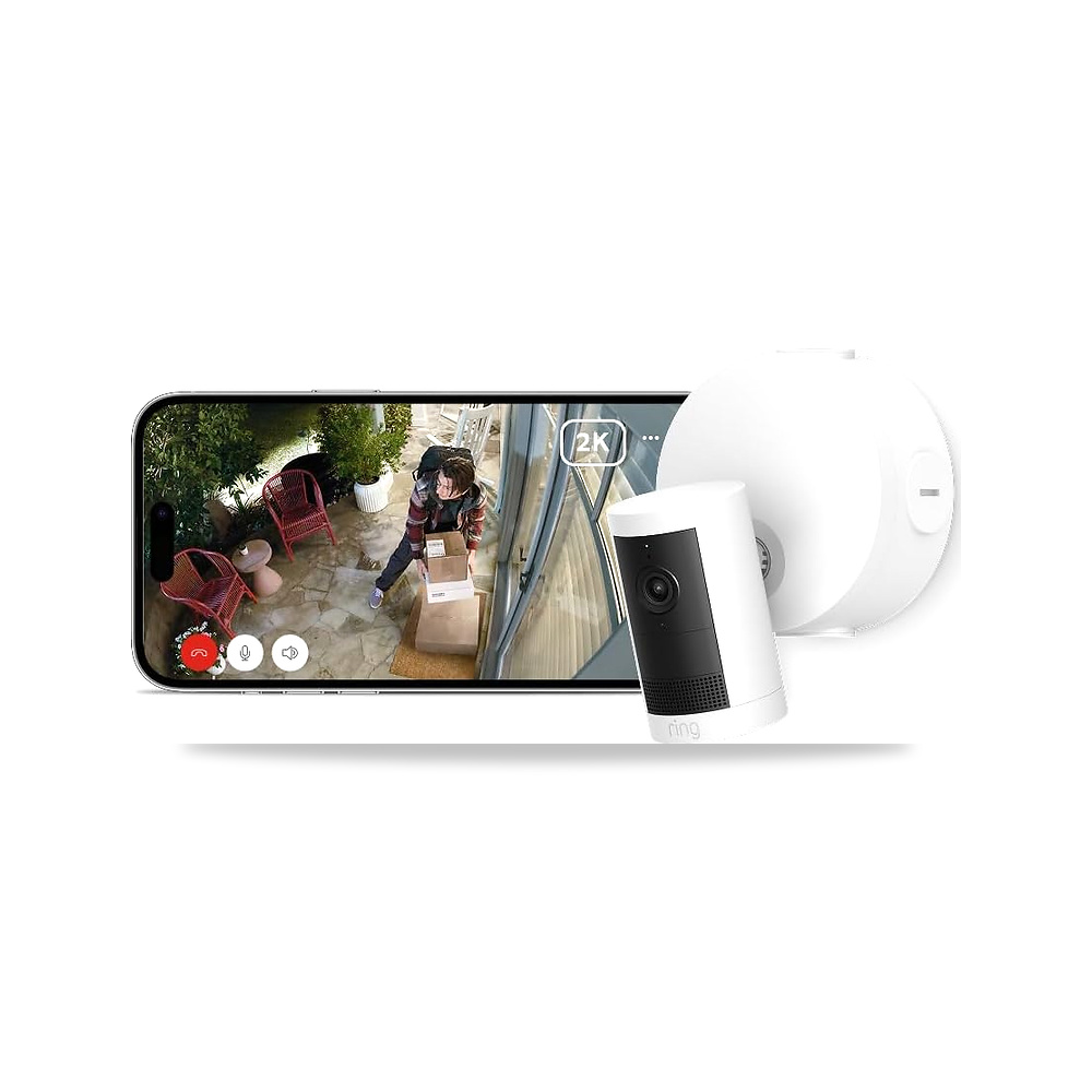 صورة منتج كاميرا Ring Outdoor Camera Plus (الطاقة عبر الإيثرنت) – فيديو بزاوية واسعة بدقة 2K – طاقة دون توقف I مراقبة – موديل 1921 - كود الصنف reemco-2027-1527059 - ماركة يباع من خلال reemco - توريد وتصوير حصري لشركة ريمكو القابضة السعودية