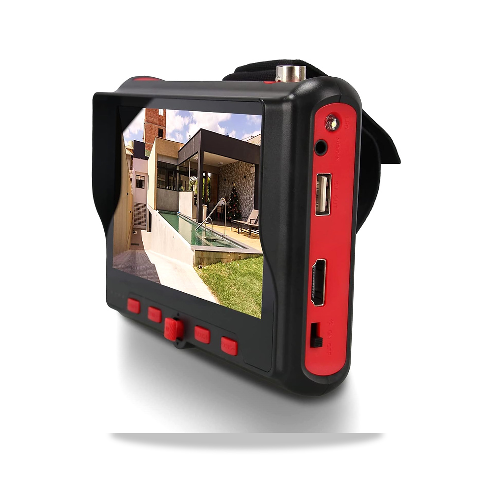 صورة منتج جهاز اختبار CCTV 4 في 1 مقاس 5 انش AHD/TVI/CVI/CVBS HDMI/VGA PTZ/UTC (6900) اس جي اي اف – اللون أسود – مستوى مقاومة الماء غير مقاومة للماء - كود الصنف reemco-2027-1527354 - ماركة يباع من خلال reemco - توريد وتصوير حصري لشركة ريمكو القابضة السعودية