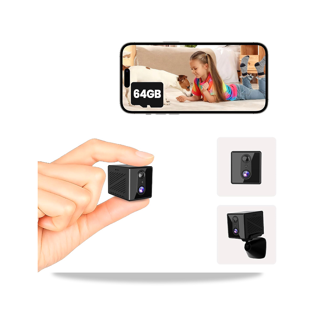 صورة منتج جافيسكام كاميرا مراقبة 4K مع بطاقة SD 64GB، تعمل بالبطارية، وضع استعداد لمدة 100 يوم، كشف بشري بالذكاء - كود الصنف reemco-2027-1527386 - ماركة يباع من خلال reemco - توريد وتصوير حصري لشركة ريمكو القابضة السعودية