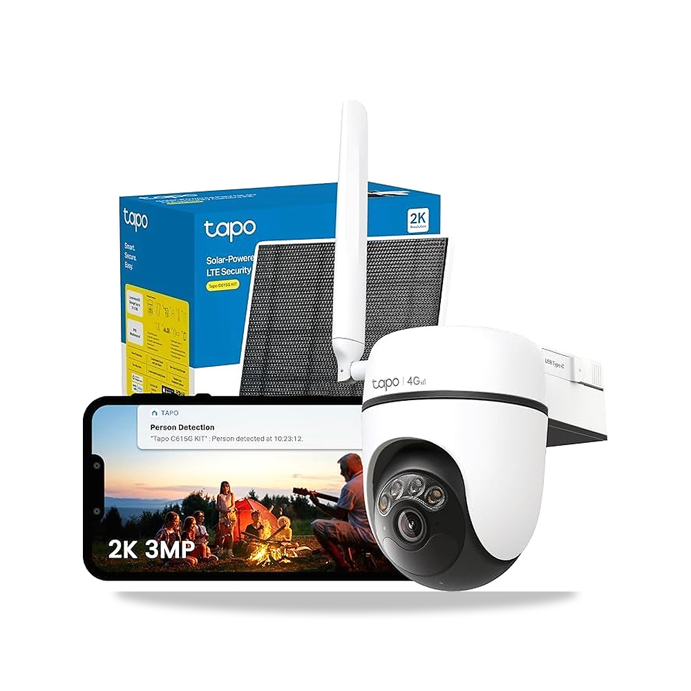 صورة منتج تابو كاميرا خارجية C615G KIT 2K 3MP 4G LTE لوحة شمسية 360 درجة PTZ – 14,1 x 12,8 x 8,4 سم; 580 جرام - كود الصنف reemco-2027-1527797 - ماركة يباع من خلال reemco - توريد وتصوير حصري لشركة ريمكو القابضة السعودية