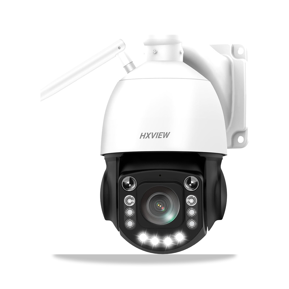 صورة منتج كاميرا مراقبة خارجية بخاصية تكبير بصري 50X بدقة 4K PTZ وواي فاي من اتش اكس HXVIEW - كود الصنف reemco-2027-1527906 - ماركة يباع من خلال reemco - توريد وتصوير حصري لشركة ريمكو القابضة السعودية