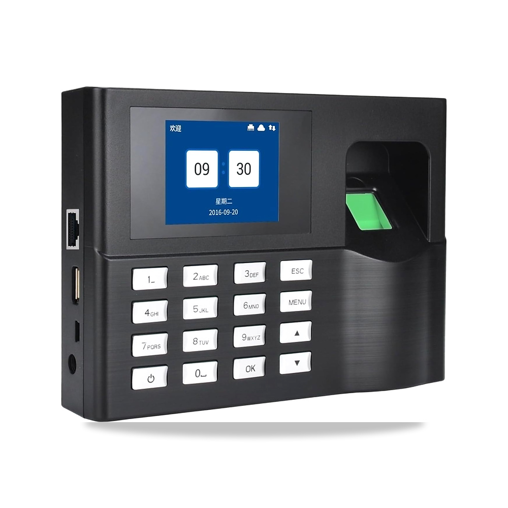 صورة منتج نظام تسجيل الوقت والحضور ببصمة الاصبع TCPIP USB بكلمة مرور للمكتب والوقت وتسجيل الموظفين، الة بيومترية - كود الصنف reemco-2027-1528210 - ماركة يباع من خلال reemco - توريد وتصوير حصري لشركة ريمكو القابضة السعودية
