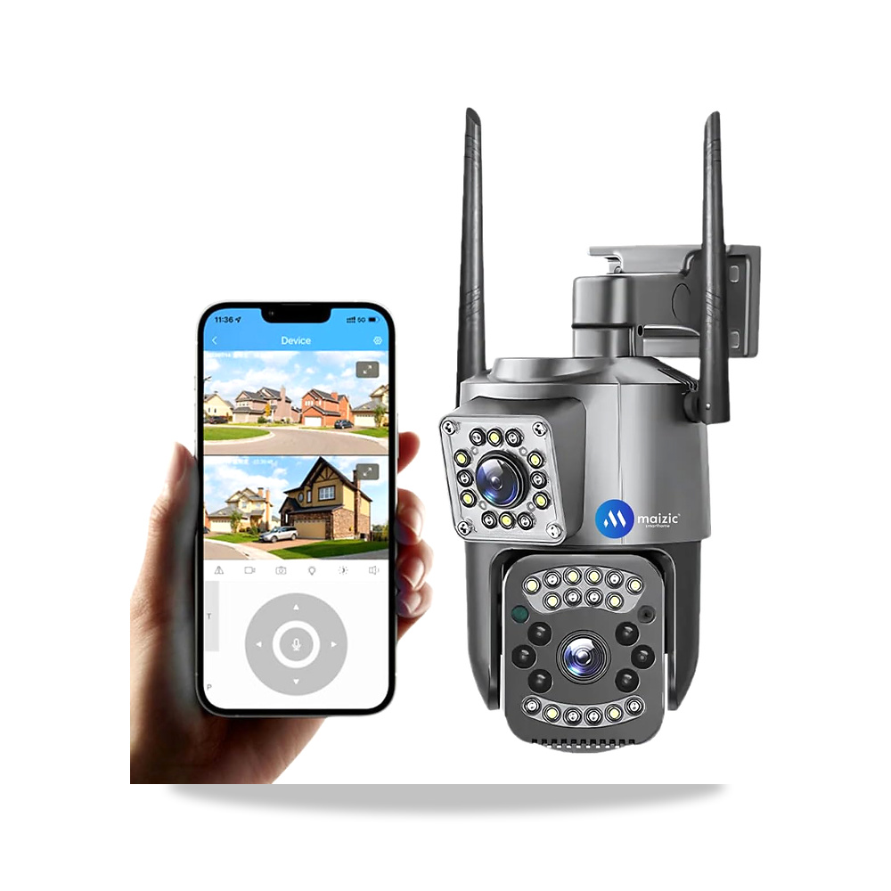 صورة منتج كاميرا سي تي في من مايزيك سمارت هوم بدقة FHD 360 درجة 8 ميجابكسل مع عدسة مزدوجة وشاشة عرض للمنزل موديل IP66 - كود الصنف reemco-2027-1528605 - ماركة يباع من خلال reemco - توريد وتصوير حصري لشركة ريمكو القابضة السعودية