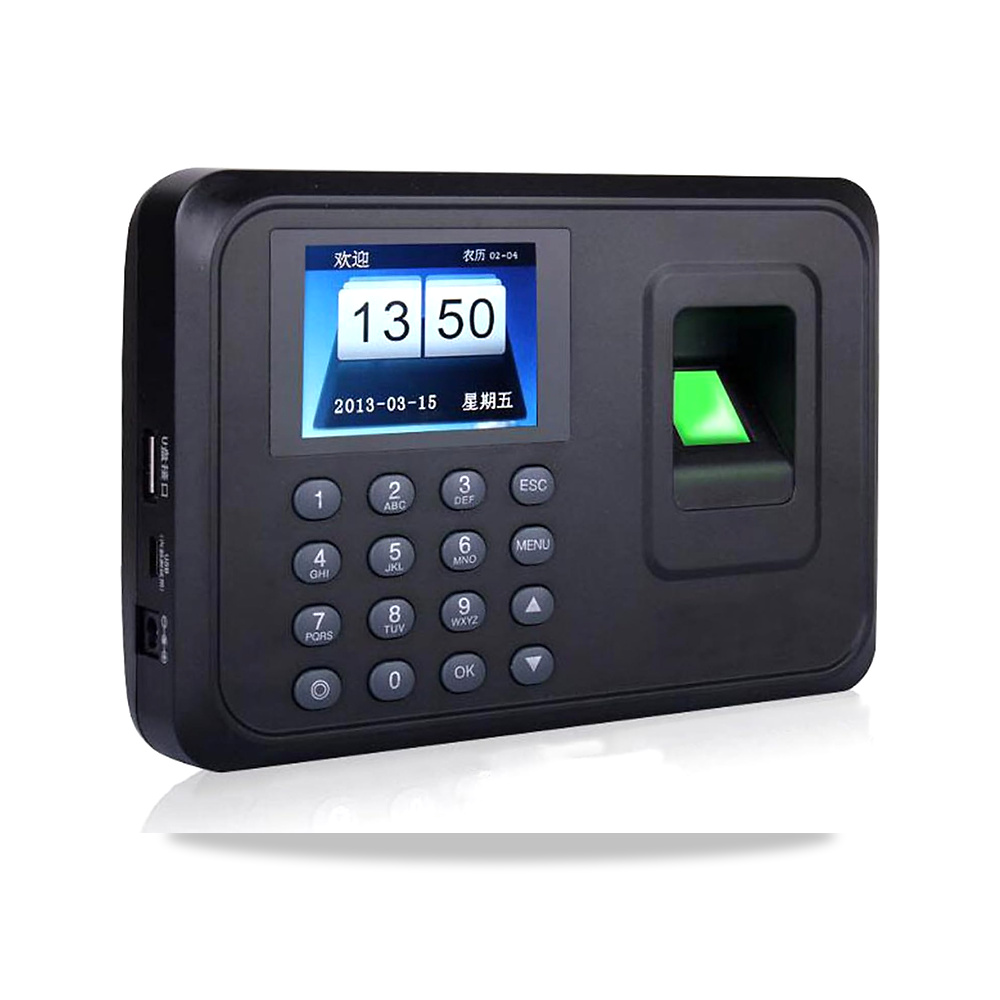 صورة منتج جهاز تسجيل الحضور ببصمة الاصبع البيومترية مع شاشة LCD تي اف تي 2.4 ونصائح صوتية ودعم لغات متعددة، سهل - كود الصنف reemco-2027-1528806 - ماركة يباع من خلال reemco - توريد وتصوير حصري لشركة ريمكو القابضة السعودية