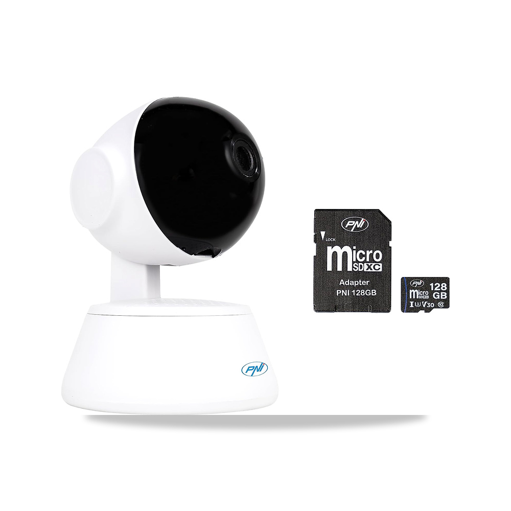 صورة منتج بي ان اي حزمة كاميرا مراقبة فيديو IP720LR بدقة 1080P، 2MP، IP، P2P، PTZ 128GB بطاقة ذاكرة microSD متضمنة - كود الصنف reemco-2027-1528896 - ماركة يباع من خلال reemco - توريد وتصوير حصري لشركة ريمكو القابضة السعودية