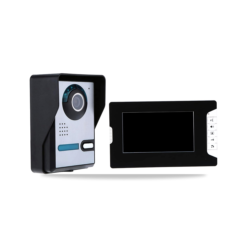 صورة منتج جرس باب فيديو لمراقبة المنزل 7 انش شاشة TFT LCD ملونة بالاشعة تحت الحمراء 16 حلقة موسيقية سطوع قابل للتعديل - كود الصنف reemco-2027-1529227 - ماركة يباع من خلال reemco - توريد وتصوير حصري لشركة ريمكو القابضة السعودية