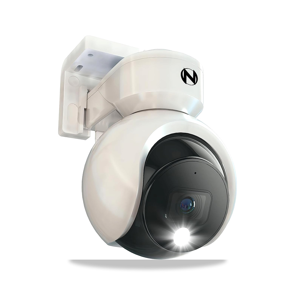 صورة منتج نايت اول كاميرات ردع سلكية 4K مع صوت ثنائي الاتجاه من اضافة اون – ابيض Night Owl – 15 x 10,9 x 8,9 سم - كود الصنف reemco-2027-1529331 - ماركة يباع من خلال reemco - توريد وتصوير حصري لشركة ريمكو القابضة السعودية