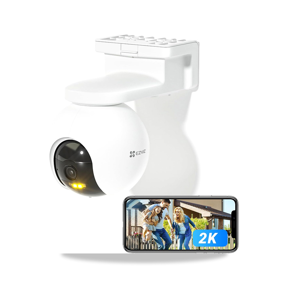 صورة منتج EZVIZ كاميرا HB8-4G تعمل بالبطارية بخاصية الدوران والامالة وواي فاي بدقة 2K + 3MP وتغطية 360 درجة وتقنية كشف - كود الصنف reemco-2027-1529423 - ماركة يباع من خلال reemco - توريد وتصوير حصري لشركة ريمكو القابضة السعودية