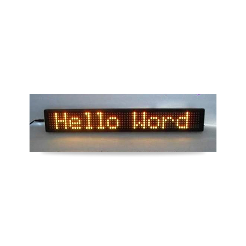 صورة منتج قطعتان من شاشة LED صفراء / لوحة مفاتيح عن بعد / قابلة للبرمجة / 7 اقسام / داخلي/سطوع عالي، 7 × 64 نقطة/خطوط - كود الصنف reemco-2027-1529784 - ماركة يباع من خلال reemco - توريد وتصوير حصري لشركة ريمكو القابضة السعودية