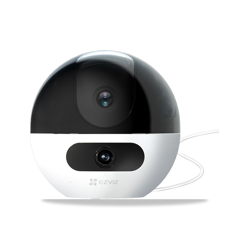 صورة منتج EZVIZ كاميرا مراقبة داخلية C60p 2K بعدسة مزدوجة واي فاي، 360 درجة مع كشف بشري وتتبع تلقائي، صوت ثنائي - كود الصنف reemco-2027-1529835 - ماركة يباع من خلال reemco - توريد وتصوير حصري لشركة ريمكو القابضة السعودية