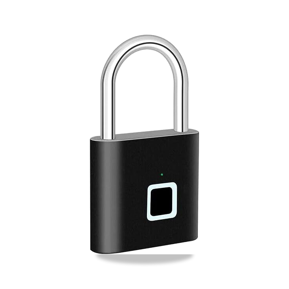 صورة منتج قفل بصمة الاصبع، 20 مجموعة بصمات الاصابع، قابل لاعادة الشحن بمنفذ USB، هيكل من خليط الزنك المعدني، مقاوم - كود الصنف reemco-2027-1529874 - ماركة يباع من خلال reemco - توريد وتصوير حصري لشركة ريمكو القابضة السعودية