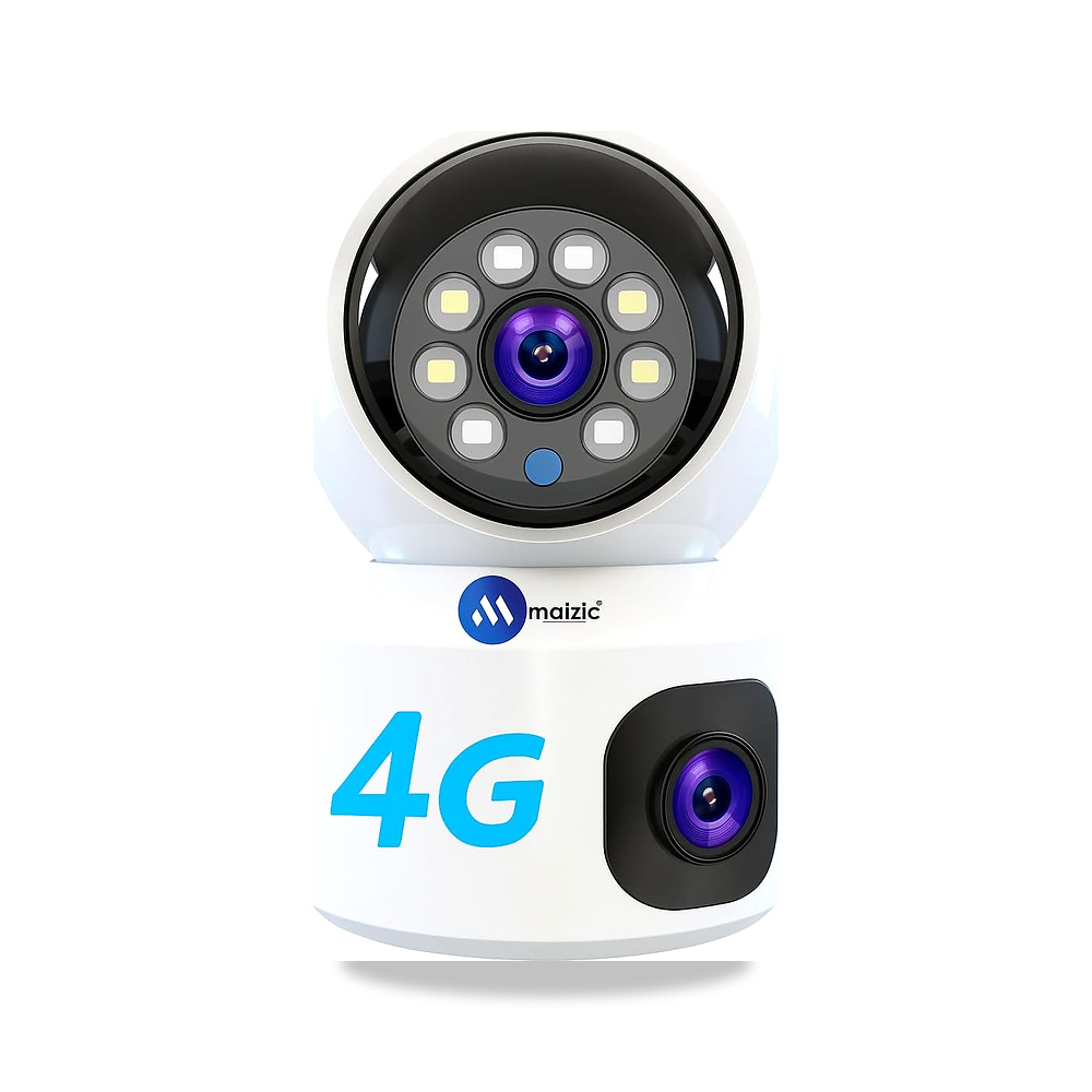 صورة منتج كاميرا مراقبة سي تي في 4G 5+5MP من مايزيك سمارت هوم، دوران وامالة 360 درجة، عدسة مزدوجة/رؤية مزدوجة، صوت - كود الصنف reemco-2027-1530002 - ماركة يباع من خلال reemco - توريد وتصوير حصري لشركة ريمكو القابضة السعودية