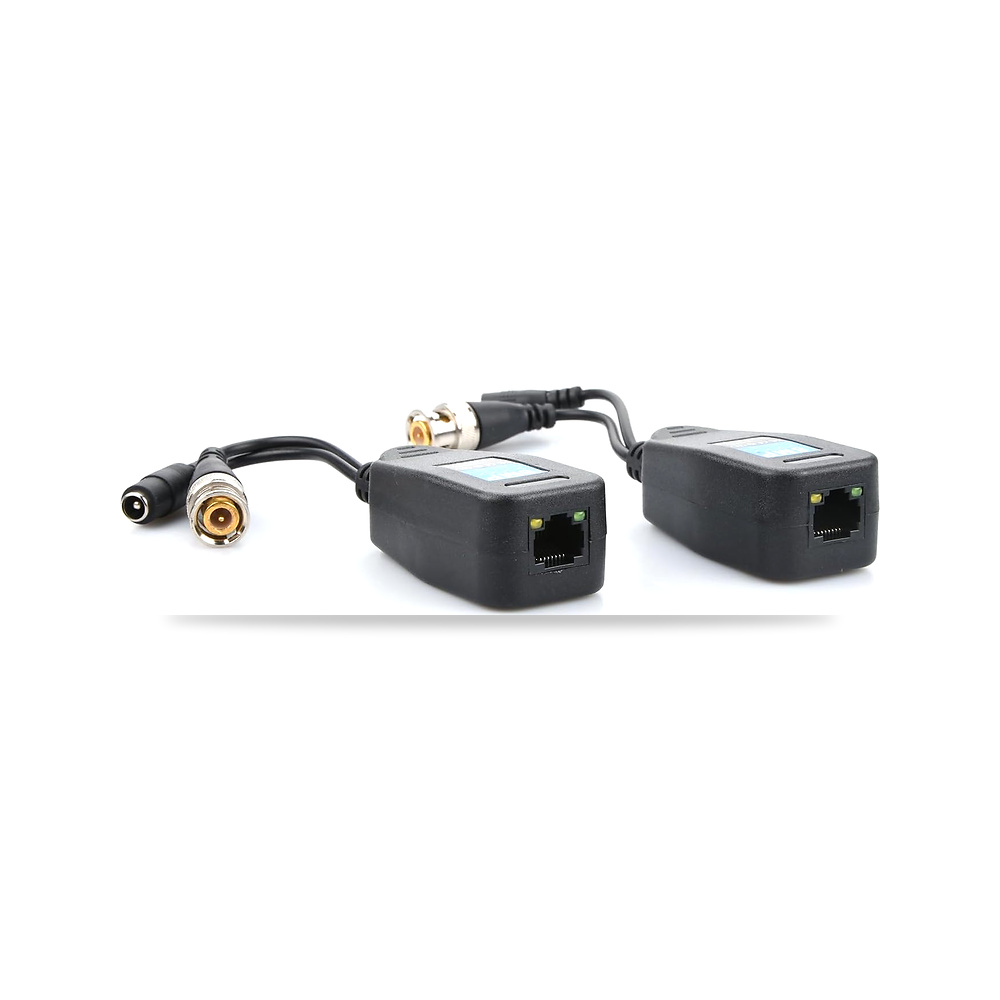 صورة منتج تيك كين كاميرا مراقبة انالوج CCTV HDTVI/CVI/AHD/CVBS BNIB BNC الى RJ45، قطعتين – مادة الغلاف بلاستيك ABS أسود مقاوم للاشتعال – مقاومة الكابل 80-120 اوم - كود الصنف reemco-2027-1530095 - ماركة يباع من خلال reemco - توريد وتصوير حصري لشركة ريمكو القابضة السعودية