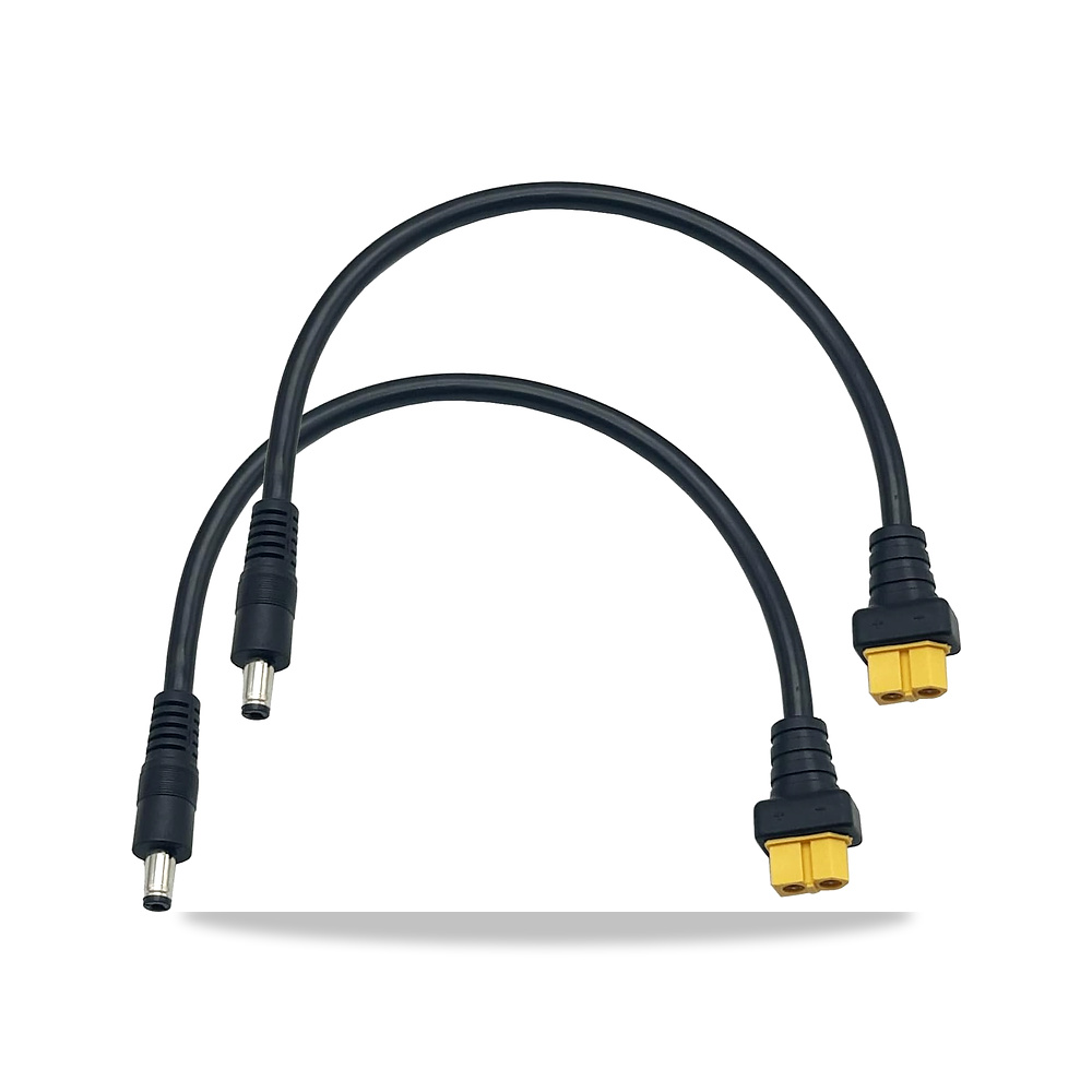 صورة منتج كيبل محول XT60 من جاسافديو، شحن XT60، موصل انثى XT60 الى تيار مستمر 5.5 ملم × 2.1 ملم، طاقة ذكر لشاشة - كود الصنف reemco-2027-1530612 - ماركة يباع من خلال reemco - توريد وتصوير حصري لشركة ريمكو القابضة السعودية