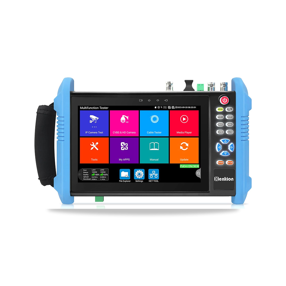 صورة منتج اداة اختبار 7 انش IPS تعمل باللمس IPC-9800ADHS برو CCTV تدعم 8K و4K 8MP HD-TVI CVI AHD SDI IP كيبل الشبكة - كود الصنف reemco-2027-1531156 - ماركة يباع من خلال reemco - توريد وتصوير حصري لشركة ريمكو القابضة السعودية