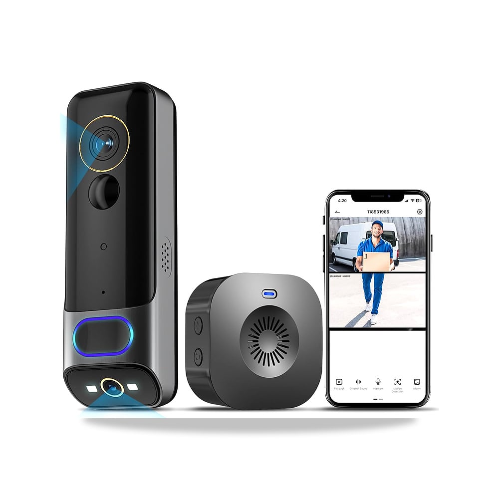 صورة منتج جرس باب فيديو مع جرس من سيكوسلي Secusly - كود الصنف reemco-2027-1531165 - ماركة يباع من خلال reemco - توريد وتصوير حصري لشركة ريمكو القابضة السعودية