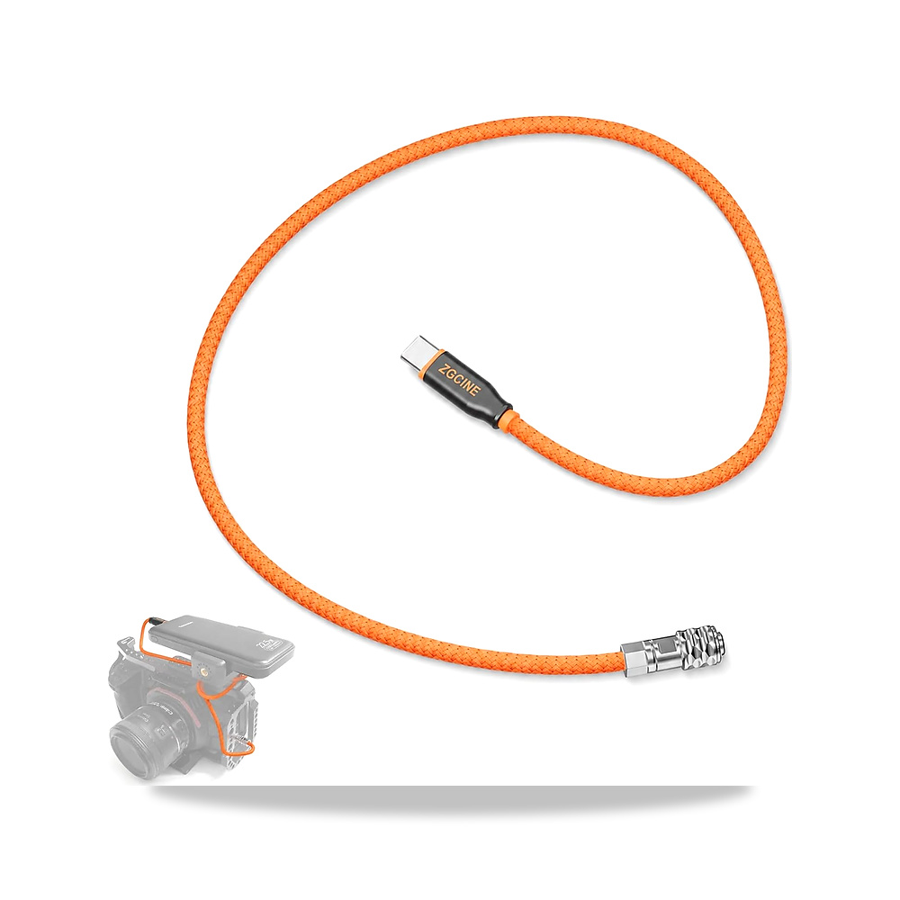 صورة منتج زكسين كيبل طاقة USB-C PD الى BMPCC، 60 سم/1.97 قدم، مخرج 12 فولت/2 امبير لكاميرا BMPCC – اللون برتقالي – 9-12 فولت - كود الصنف reemco-2027-1531365 - ماركة يباع من خلال reemco - توريد وتصوير حصري لشركة ريمكو القابضة السعودية