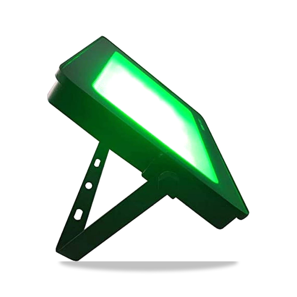 صورة منتج مصباح LED خارجي مقاوم للماء بتصنيف IP65 لمقاومة المياه والغبار بقدرة 100 واط، امان موفر للطاقة بلون اخضر - كود الصنف reemco-2027-1533088 - ماركة يباع من خلال reemco - توريد وتصوير حصري لشركة ريمكو القابضة السعودية