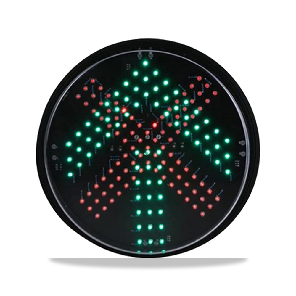 صورة منتج مصباح حركة المرور LED بتصنيف IP65 لمقاومة المياه والغبار بقلب احمر/اخضر، ضوء اشارة سهم متقاطع/اخضر، مناسب - كود الصنف reemco-2027-1533448 - ماركة يباع من خلال reemco - توريد وتصوير حصري لشركة ريمكو القابضة السعودية