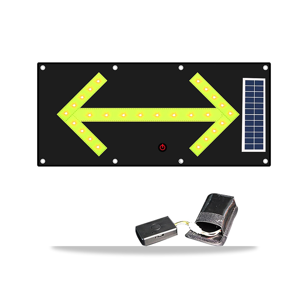 صورة منتج ضوء سهم حركة المرور LED، ضوء اشارة السهم مؤشر البناء، لوحة تحذير عاكسة محمولة، مناسبة لمواقع البناء - كود الصنف reemco-2027-1533478 - ماركة يباع من خلال reemco - توريد وتصوير حصري لشركة ريمكو القابضة السعودية
