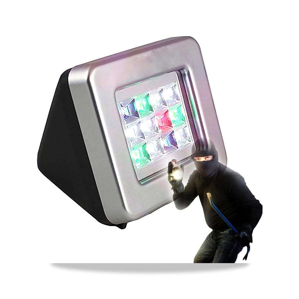 صورة منتج جهاز ردع ضد السرقة، محاكي تلفزيون LED مزيف مع وظيفة مؤقت للامان الليلي – مستشعر الغسق مدمج للحماية من السرقة - كود الصنف reemco-2027-1533685 - ماركة يباع من خلال reemco - توريد وتصوير حصري لشركة ريمكو القابضة السعودية